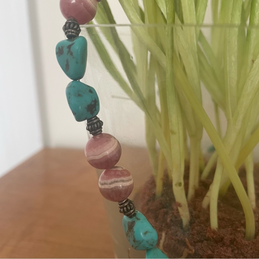 26” Chunky turquoise necklace - Picture 5 of 9